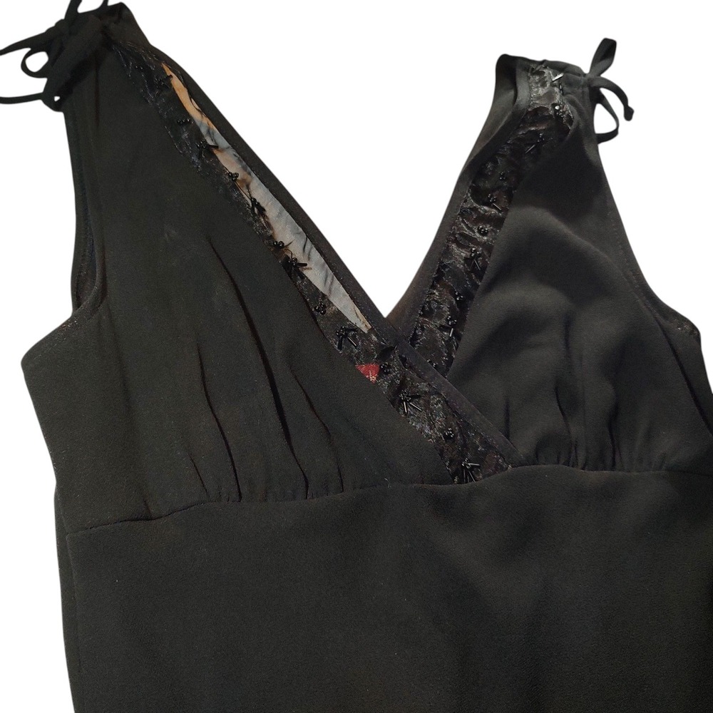 Ruby Rox  Formal Party‎ Dress Sleeveless V Neck Long Black Prom Juniors Medium